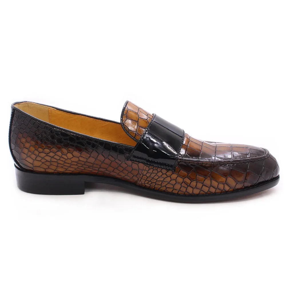 Dropshipping Classic British Men's Dress Shoes Genuine Leather Office Loafers Height Increasing Big Size Fashionable Formal