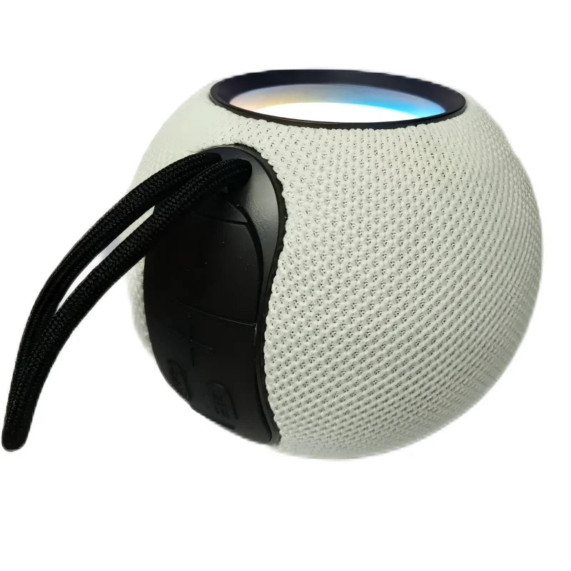 Bluetooth Speaker -VN131 Jertech Fabric Art 500mAh 8H RGB Light Waterproof Soundbox Portable Wireless BT5.1 4in TF Card Play Mini Subwoofer Speaker