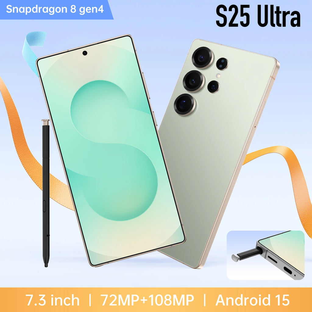 5G Smartphone 7.3 Inch AMOLED Display 1TB 16GB RAM Unlocked Phone Tidesmit