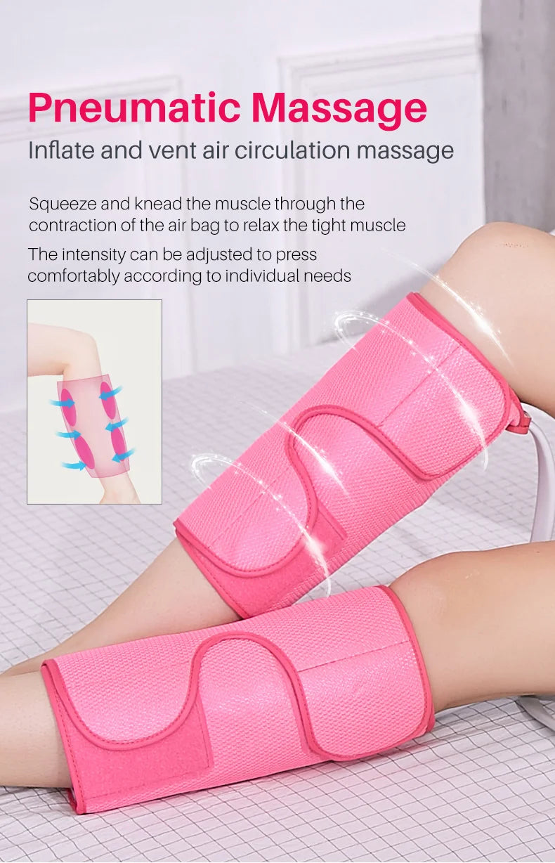 Leg Massager for Circulation - Air Compression Calf Relief Device Relaxation Treatment Tidesmit