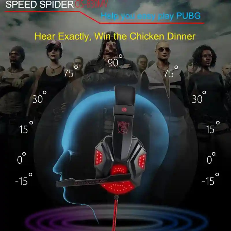 Wired Gaming Headset with Microphone - 7.1 Surround Sound for PC and PS5 Tidesmit