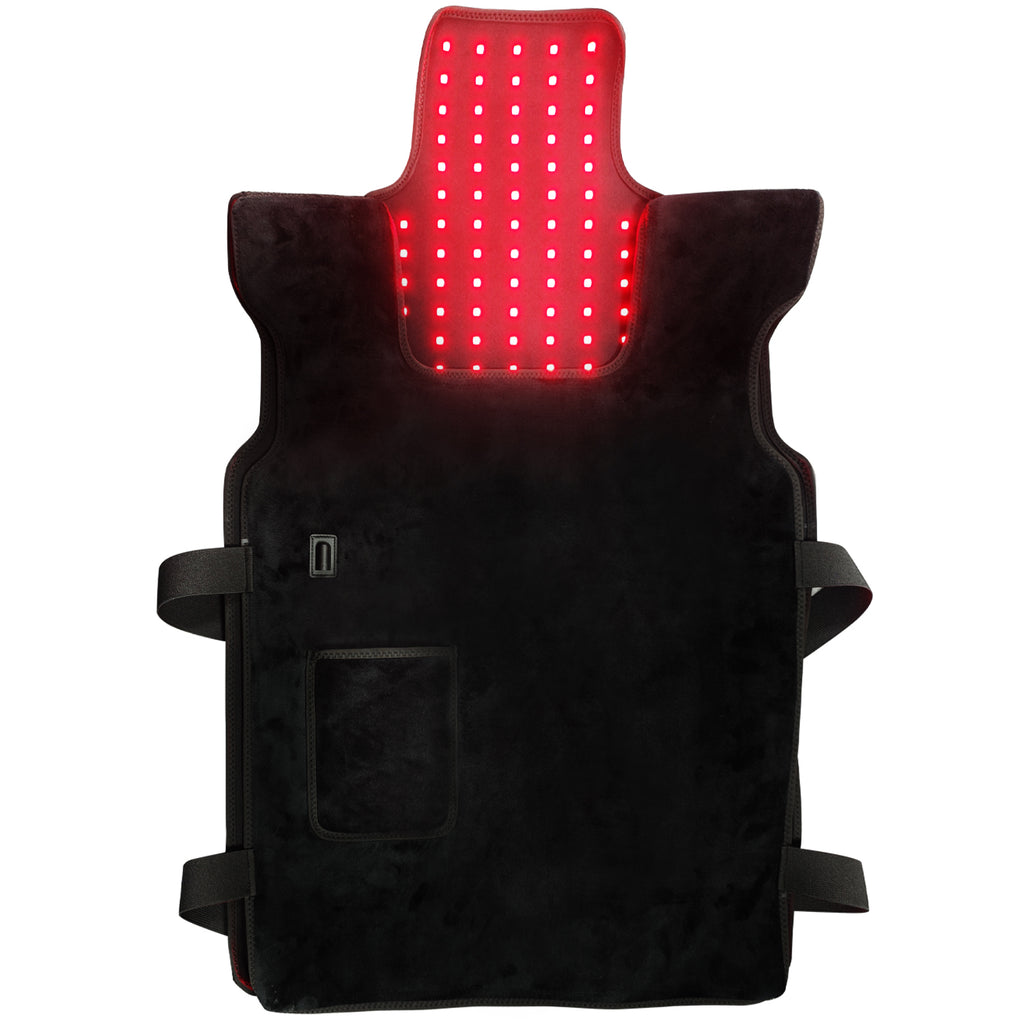 Red Light Therapy Vest - 660nm/850nm Back Muscle Relief Wrap Back Massage Instrument Tidesmit