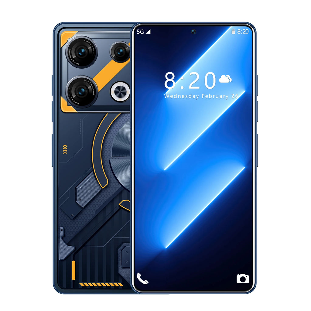 GT10 Pro 5G Smartphone: 1TB Storage, 16GB RAM, AMOLED Display Black 16g Tidesmit