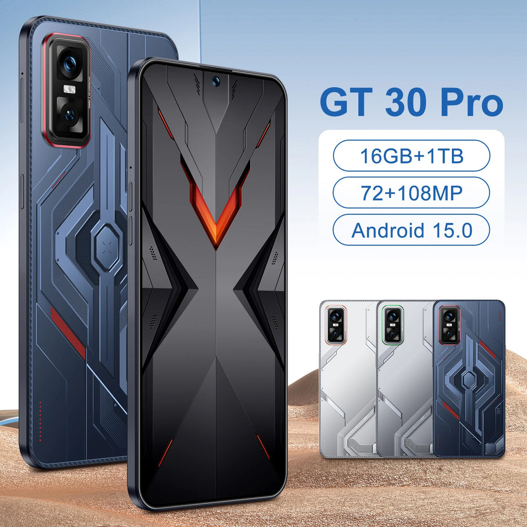 Tidesmit 5G Smartphone, 7.3 Inch AMOLED, 16GB RAM, 1TB Storage - Silver Tidesmit