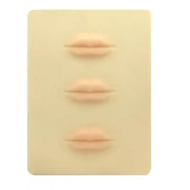 3D Lip Practice Skin for Microblading – Realistic Latex Training Mat Permanent Makeup Machines 3D Lip A Tidesmit