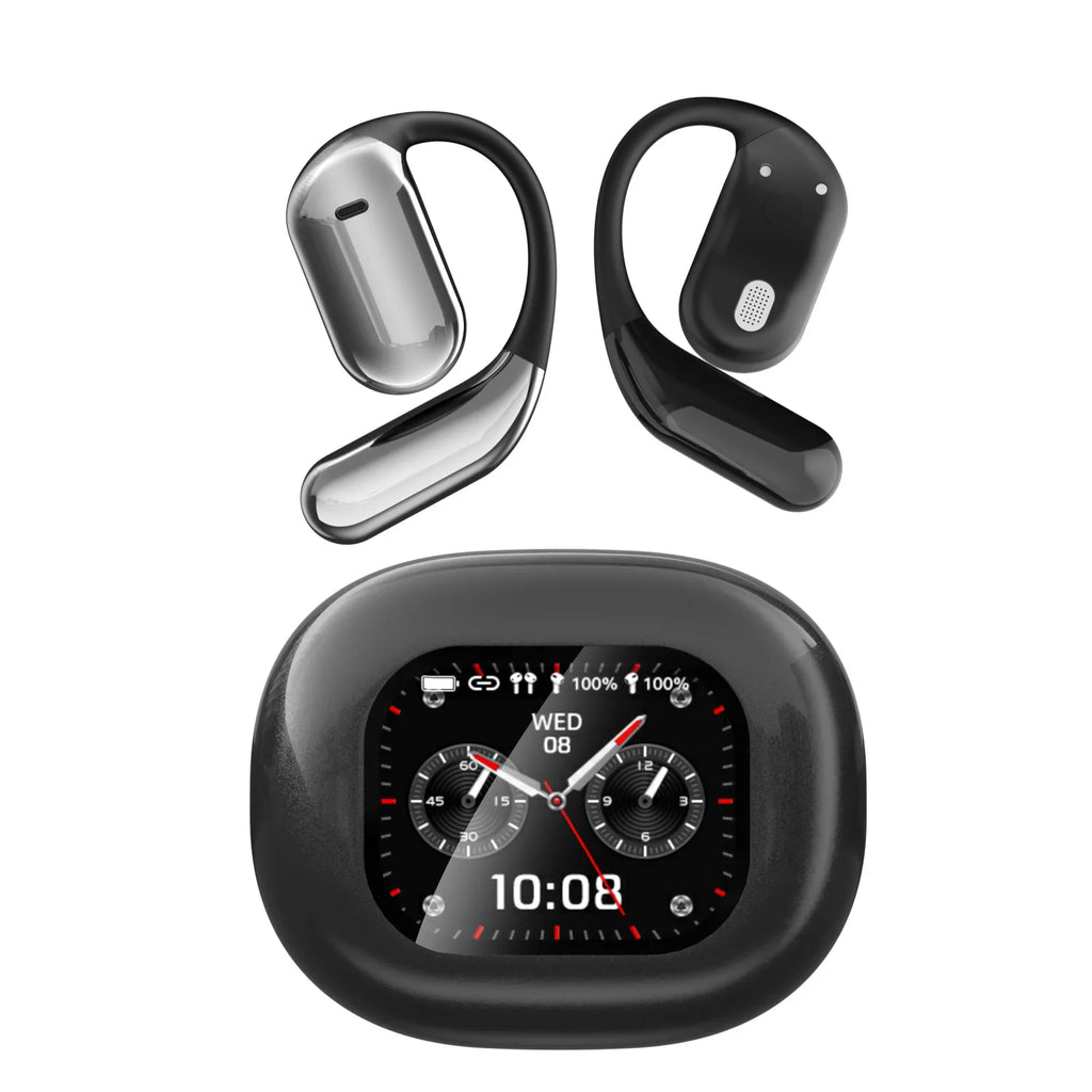 Wireless Earbuds Q16 PRO AI Real-Time Translation Earbuds Two-Way Translator HD Sound LED Smart Screen Tidesmit