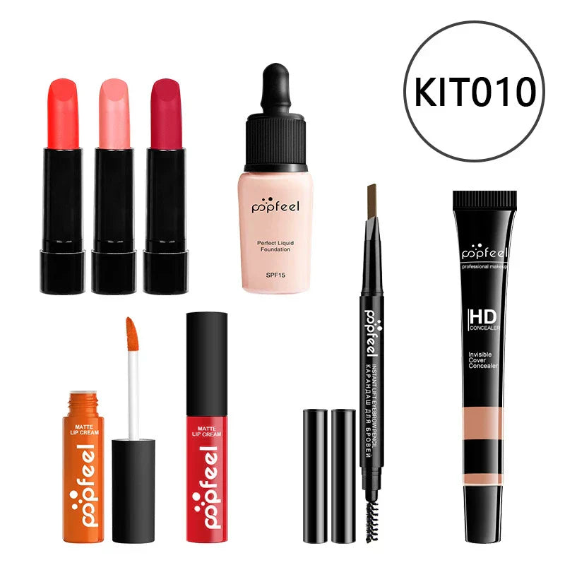 20 Styles New Arrival 20 Different Styles POPFEEL ALL in ONE Full Professional Makeup Kit for Girl ALIBABA KIT010 Tidesmit