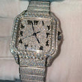 Top Fashion Luxury Automatic Moissanite Watch Beautifully Crafted Stainless Steel Custom Watch for Men's Watch