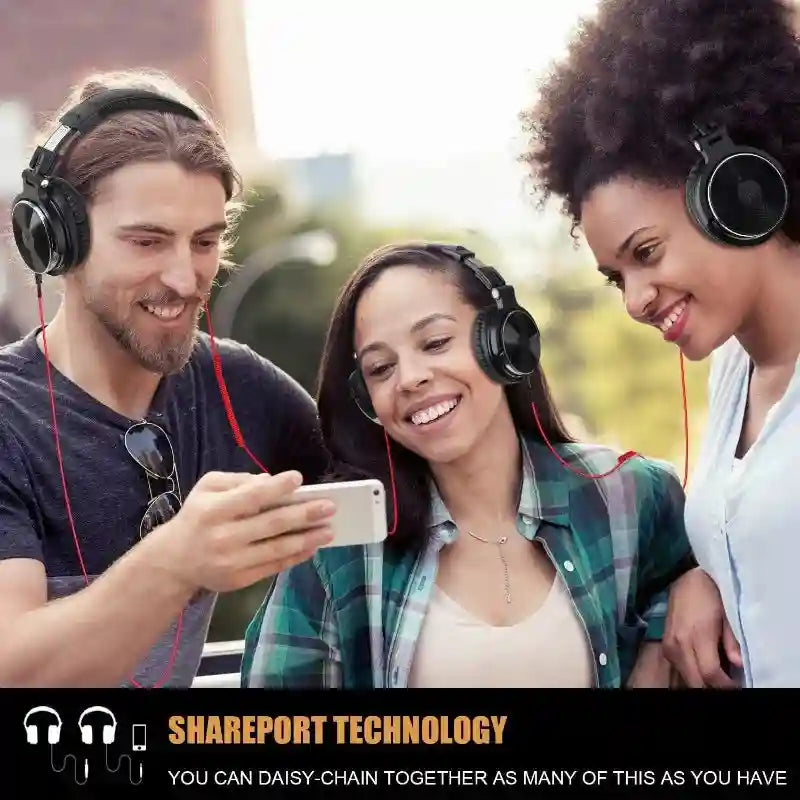 Wired Over-Ear Headphones for Studio Monitoring and Gaming | Tidesmit Tidesmit