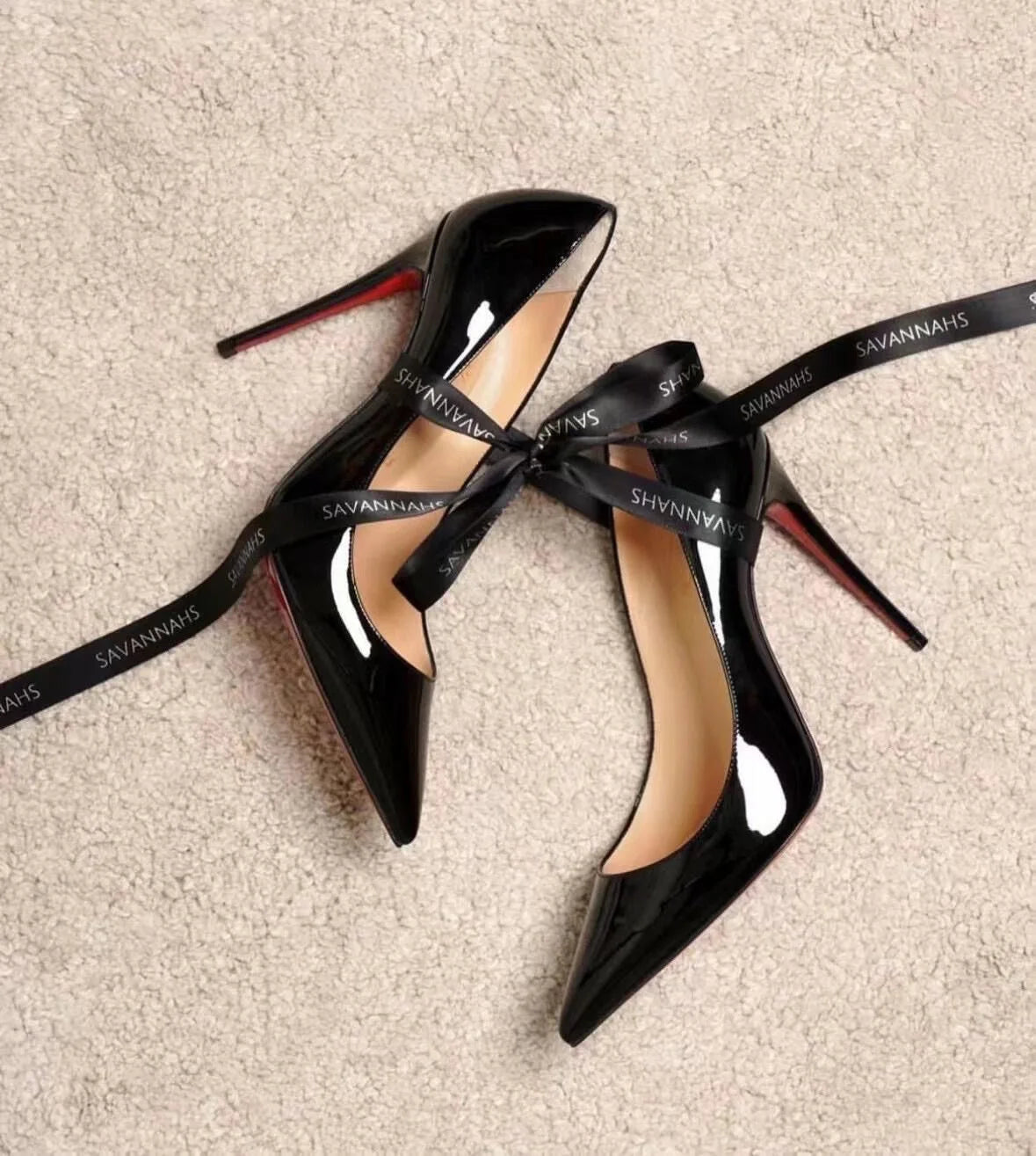 Women's Spring Slip-On Pumps Stiletto Heel Shoes Thin Heels 6-10cm Ultra-High Red Bottom Pointed Toe Professional 2026