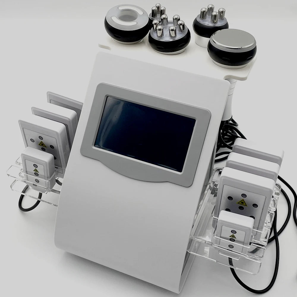 6-in-1 Ultrasonic Cavitation Machine for Body Shaping - CE Certified Body Shaping Massage Equipment Tidesmit