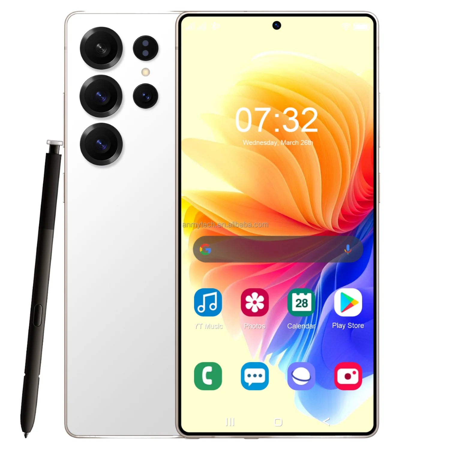 Android Smartphone 7 Inch 16GB RAM 1TB Storage Dual SIM Gray Tidesmit