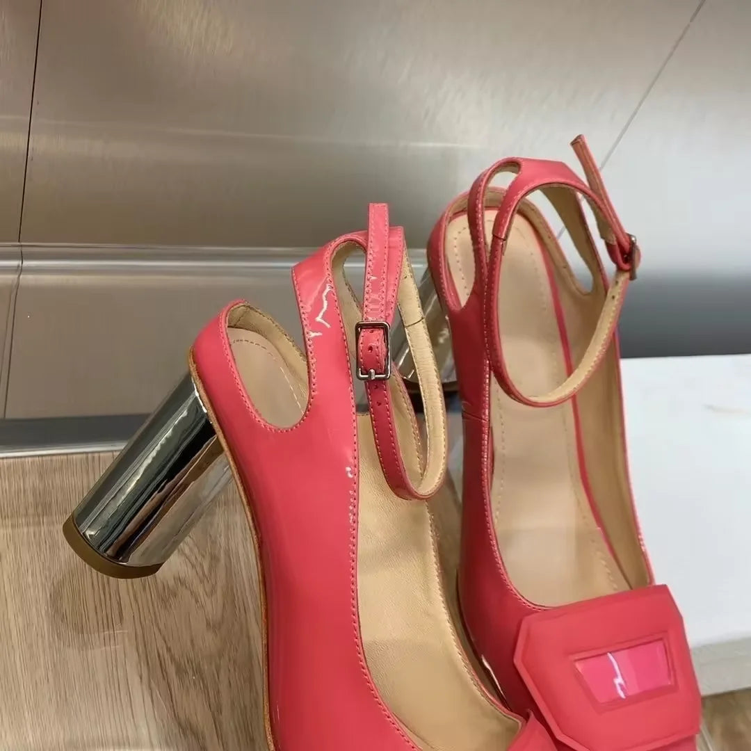 TOP Quality 2025 GG NEW Designer Big Size FAMOUS Brand Shoes Genuine Lather Pumps Women Shoes
