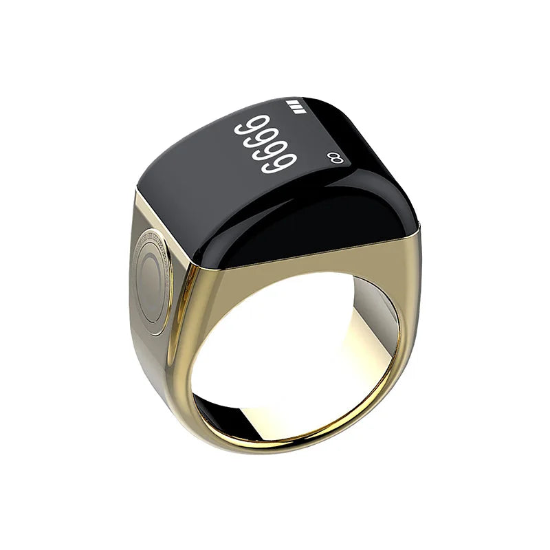 Middle East Best Seller Waterproof NFC Smart Ring with Sleep Tracker IOS Compatible for Bluetooth APP Connected Zinc alloy qb702 gold 22mm Tidesmit