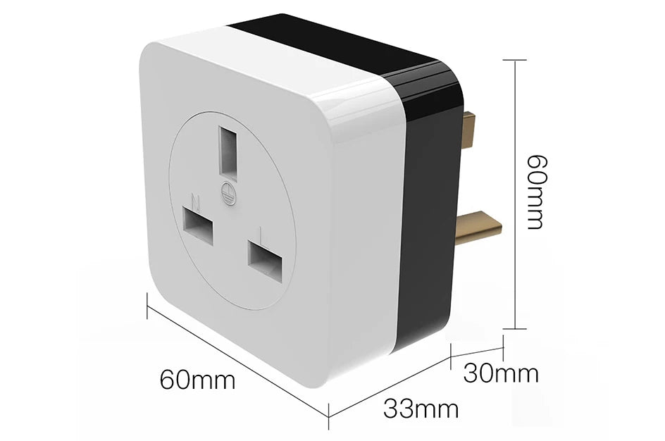 Tuya Smart Life WiFi Air Conditioner Plug Socket 16A UK US DE Outlet IR Remote Controller Alexa Google