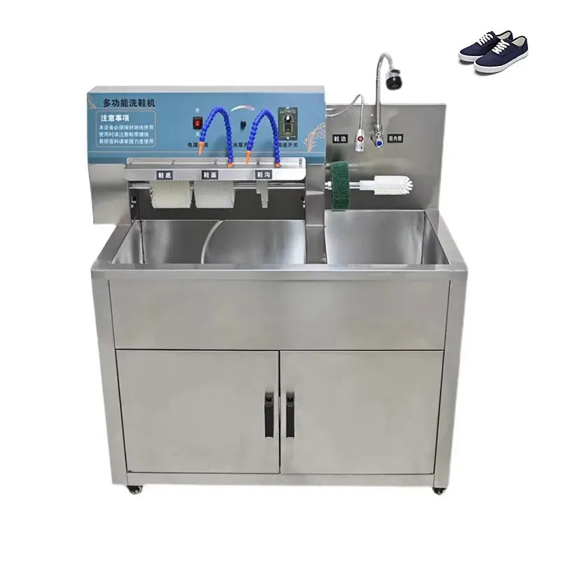 Commercial Shoe Washing Machine with Dryer and Digital Control System