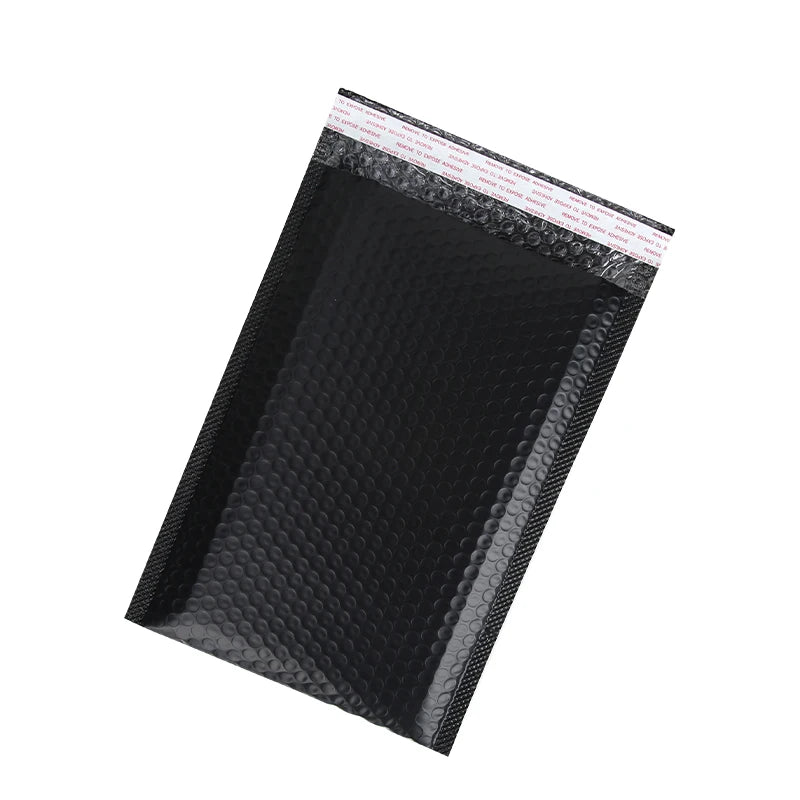 In Stock Shockproof Poly Bubble Mailing Black Bubble Envelope Shipping Plastic Bag for 3C Product