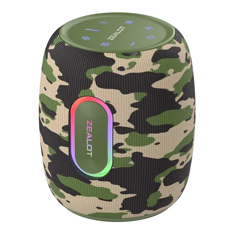 Portable Bluetooth Speaker | Waterproof Wireless Subwoofer With LED My Store