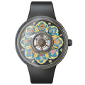 Edition Luxury Men's Tourbillon Mechanical Watches  Mandala Dial Design Titanium Case Chinese-Style Inspiration Oem Watches