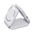 Folding Wireless Charging Pad Multifunction 3 in 1 Mini Foldable 15w Wireless Charger for Watch Airpods and Phones Universal Tidesmit