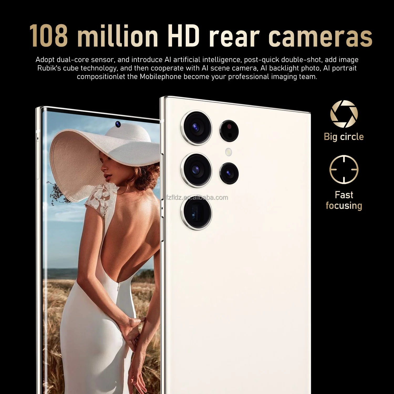 Samsun S24 ultra S Pen Android Cheap Phones 6 128G  Smart Phone 7.3 Inch Phone Fast Charging Unlock 5G WIFI - Tidesmit