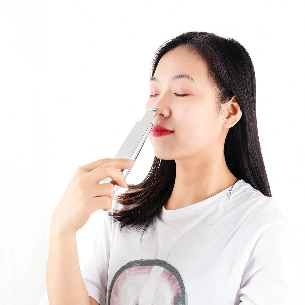 Ultrasonic Facial Skin Scrubber | Professional Deep Cleaning Spatula Scrubs Treatments Tidesmit
