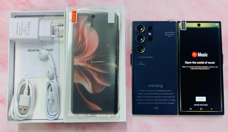 S25 Ultra 5G Smartphone: 22GB RAM, 2TB Storage, Unlocked Mobile Purple 22G+2TB Tidesmit