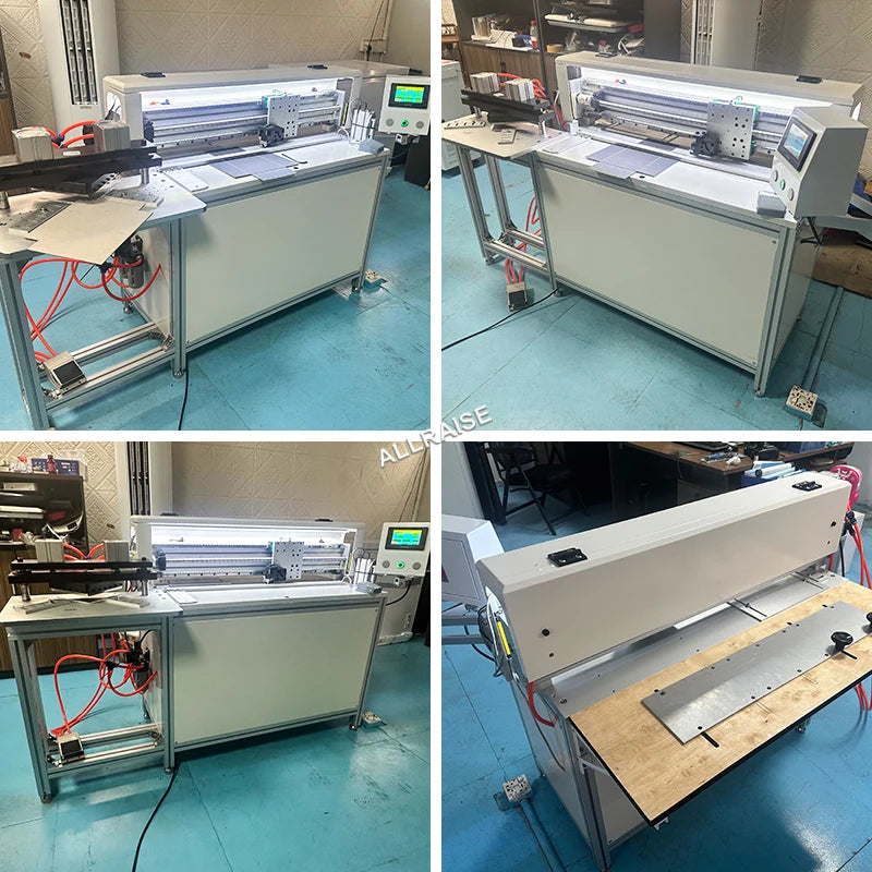 Cardboard Grooving Machine Gray Cardboard Corner Cutting Machine Rigid Box Product Line
