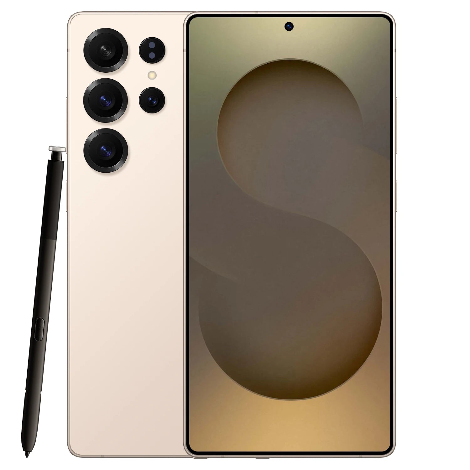 S25 Ultra 5G Smartphone 1TB 16GB RAM Dual SIM 7 Inch OLED Gold 16g 1TB Tidesmit