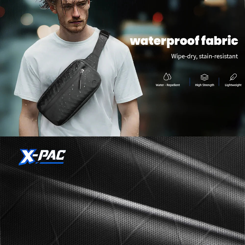 Custom logo 2025 Waterproof Mens Shoulder Bag Luxury Designer Crossbody Handbags Travel Messenger Bags