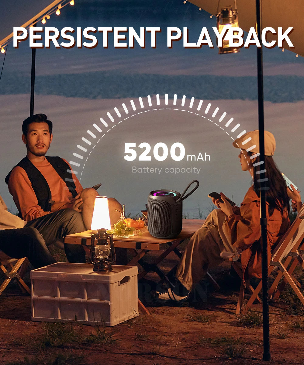 Bluetooth Speaker -New Design 360 Surround Sound IPX7 Waterproof Portable Bluetooth Bocina Wireless Speaker for Outdoor