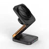Power bank charger-Trending Products 2025 New Arrivals Phone Watch Earphone Station Mini Travel Power Bank 3 in 1 Foldable Wireless Charger Stand TYPE-C Black Tidesmit