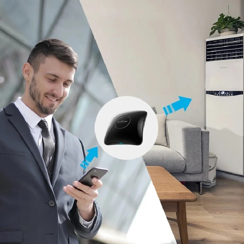 Broadlink RM4 Pro Smart Remote with HTS2 Sensor for WiFi Home Automation Tidesmit