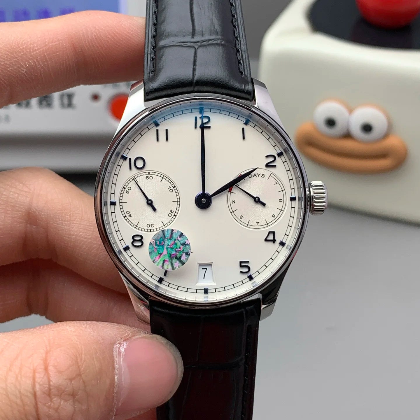 High-End Mechanical Men's Luxury Watch Silver Stainless Steel Case Business Gifts for Men