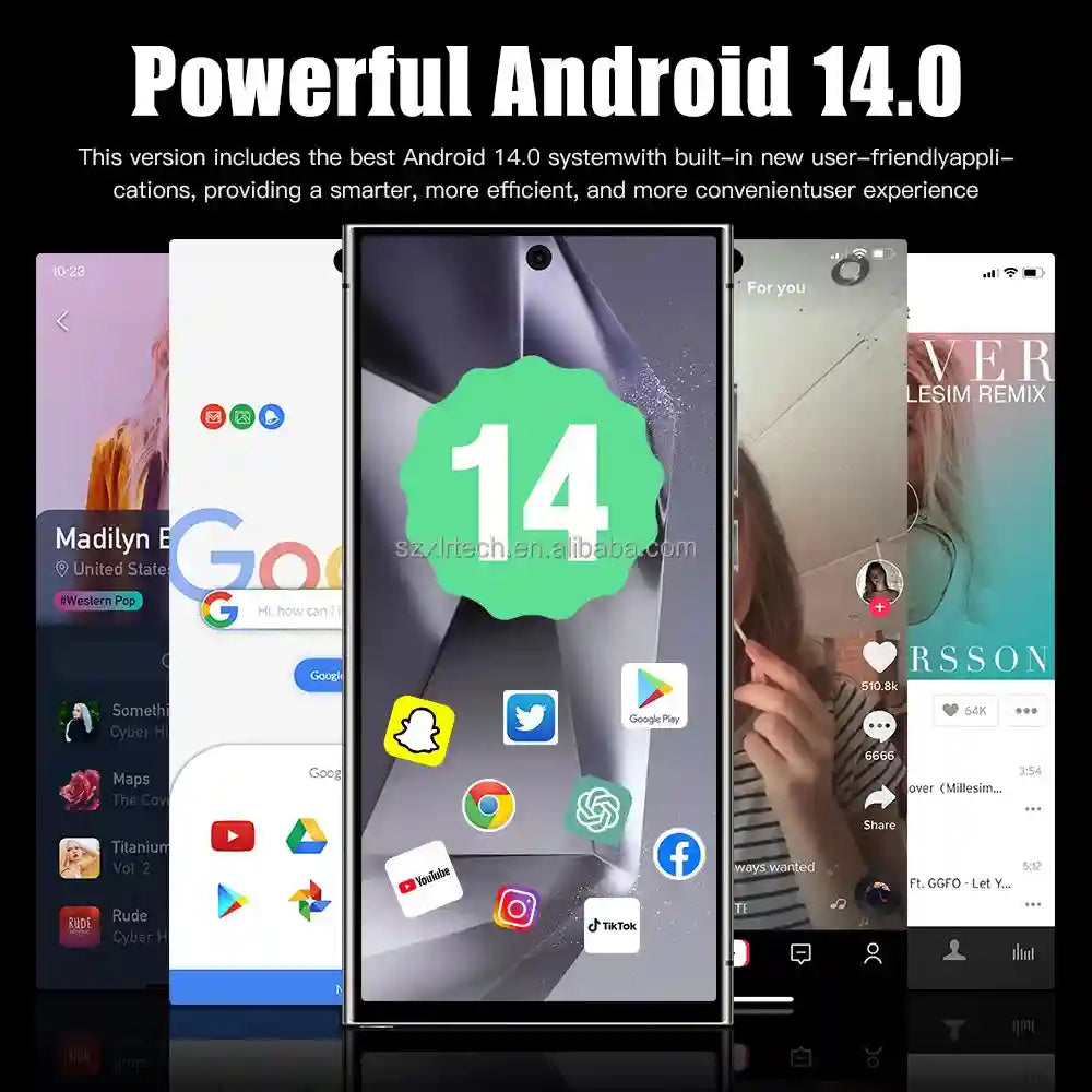 Tidesmit 5G Smartphone, 16GB RAM, 1TB Storage, 108MP Camera Tidesmit