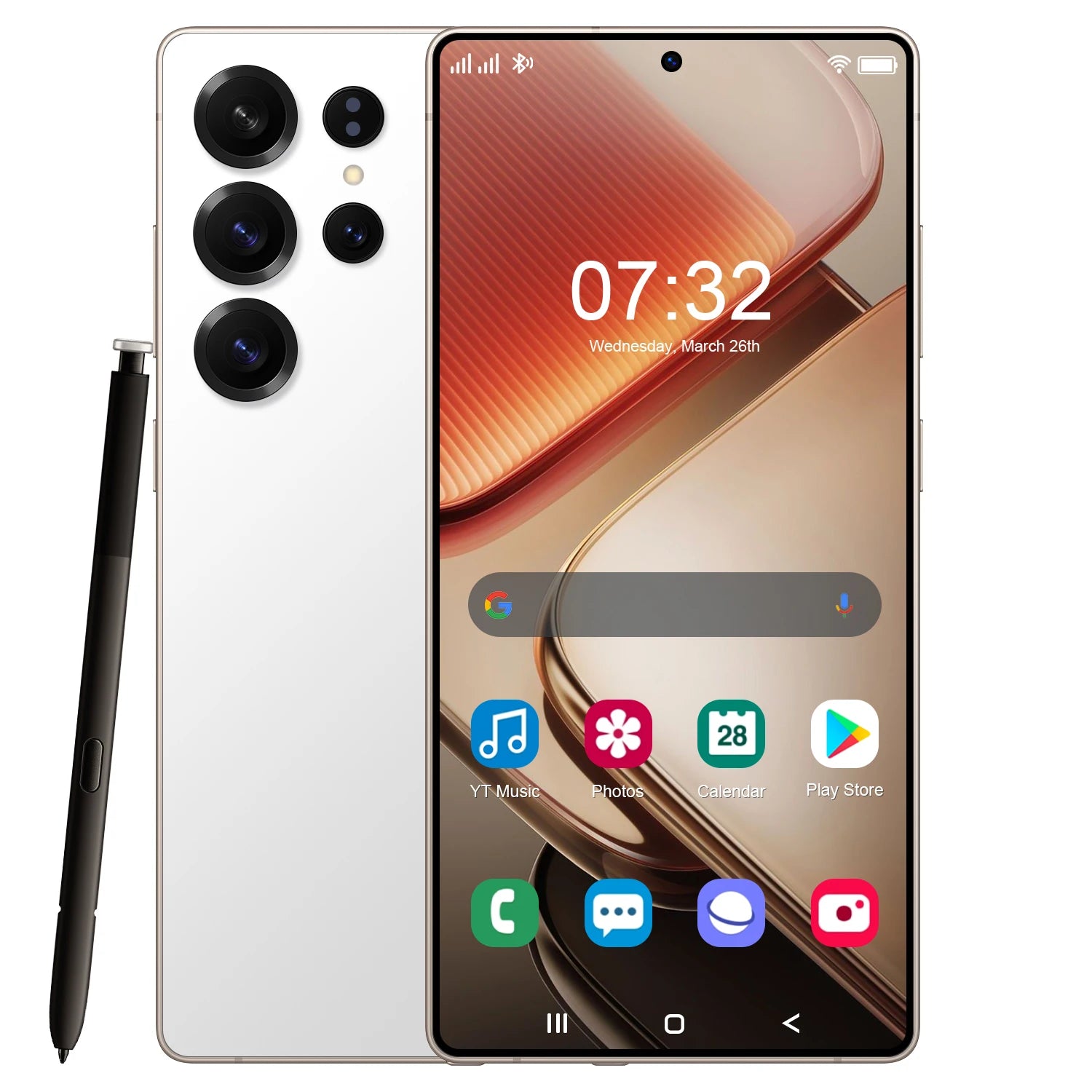 S25 Ultra 5G Smartphone, 16GB RAM, 1TB Storage, Android 14 Unlocked White 16g Tidesmit