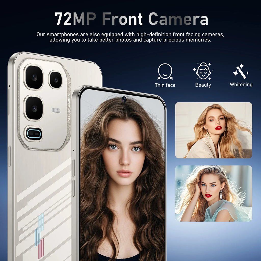Tidesmit Note 50 Pro 5G smartphone with 108MP camera and 7.3 inch display in sleek finish