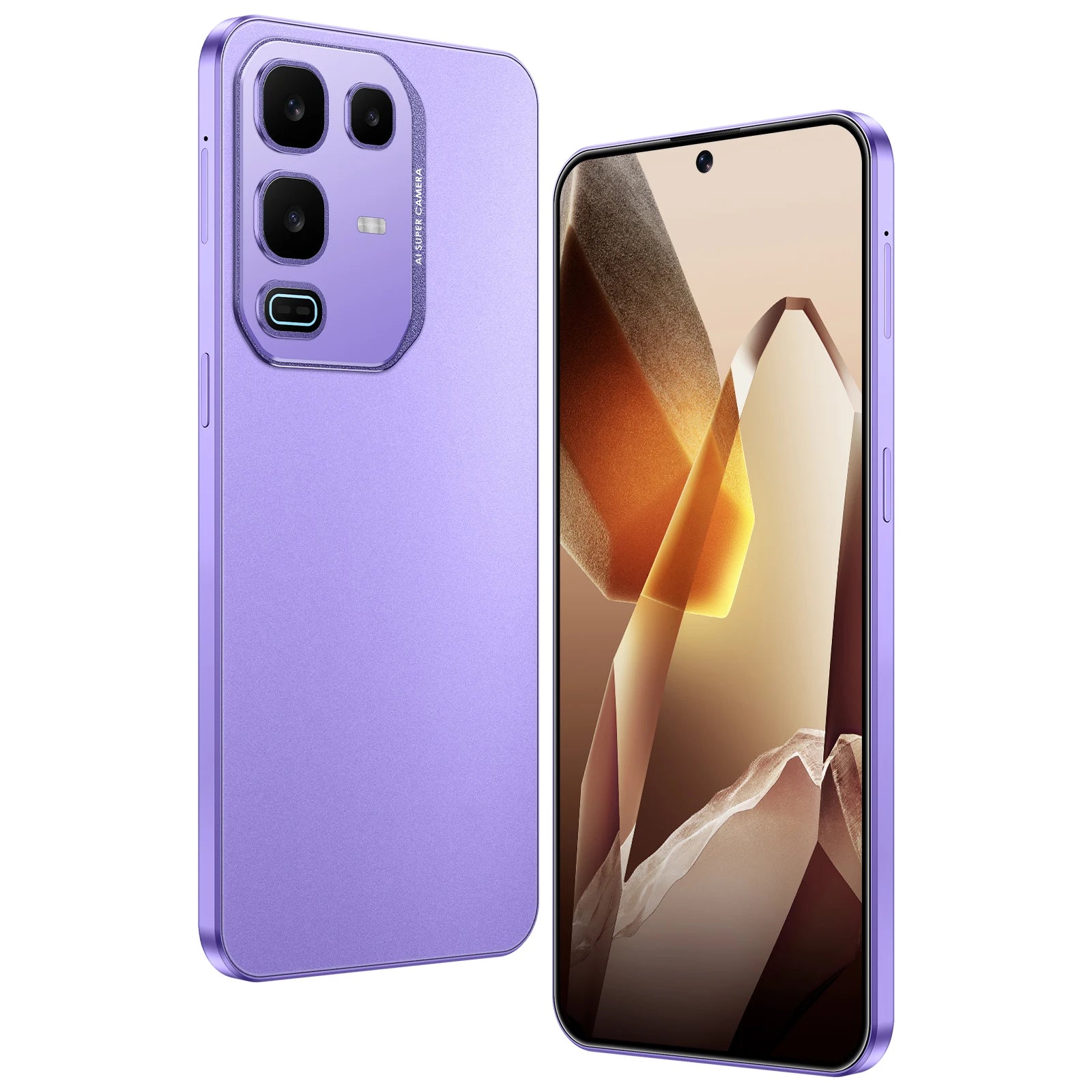 Note 50 Pro 5G Smartphone 16GB RAM 1TB Storage - Dual SIM Unlocked Purple 16g 1TB Tidesmit