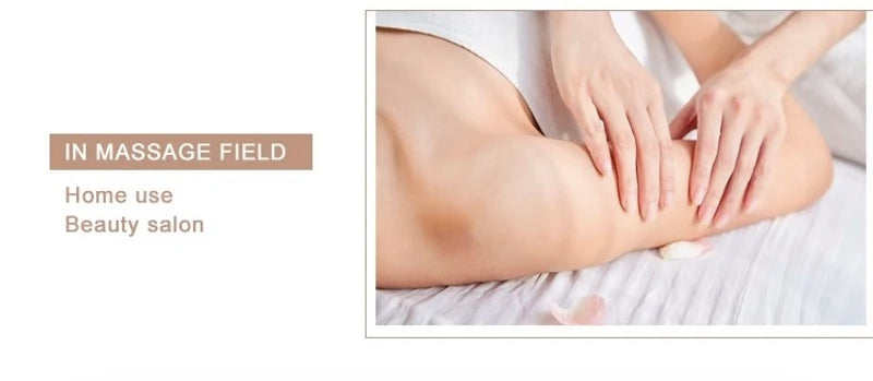 Hands giving a professional arm massage, suitable for home use or beauty salon pressotherapy and recovery sessions.