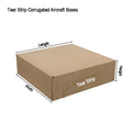 Corrugated Board Box with Tear Strip Manufacturing Custom Black Corrugated Watch Shipping Mailer Glasses Packaging Box