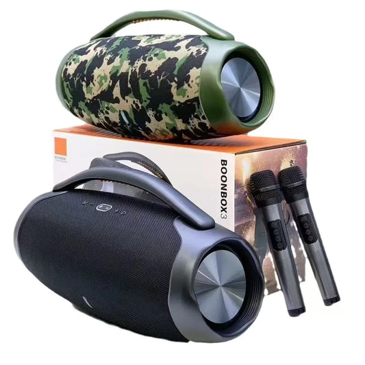 Bluetooth Speaker -Extra Large 50CM 80W J-BL BOOMBOX3 Outdoor Portable Speaker with Heavy Bass Wireless Bluetooth Music and Long Battery Life