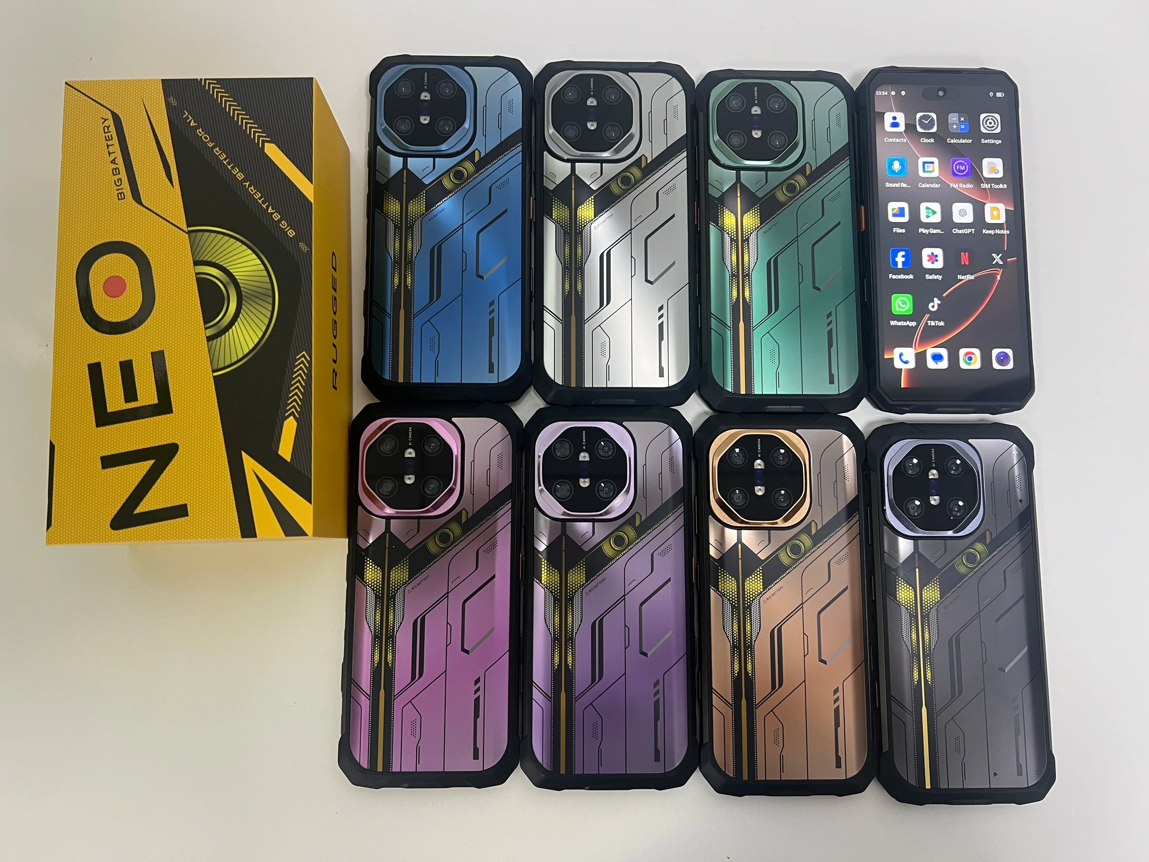 Tidesmit X27 Ultra 5G Android smartphone featuring 7.2 inch HD display 16GB RAM and 1TB storage in sleek black finish