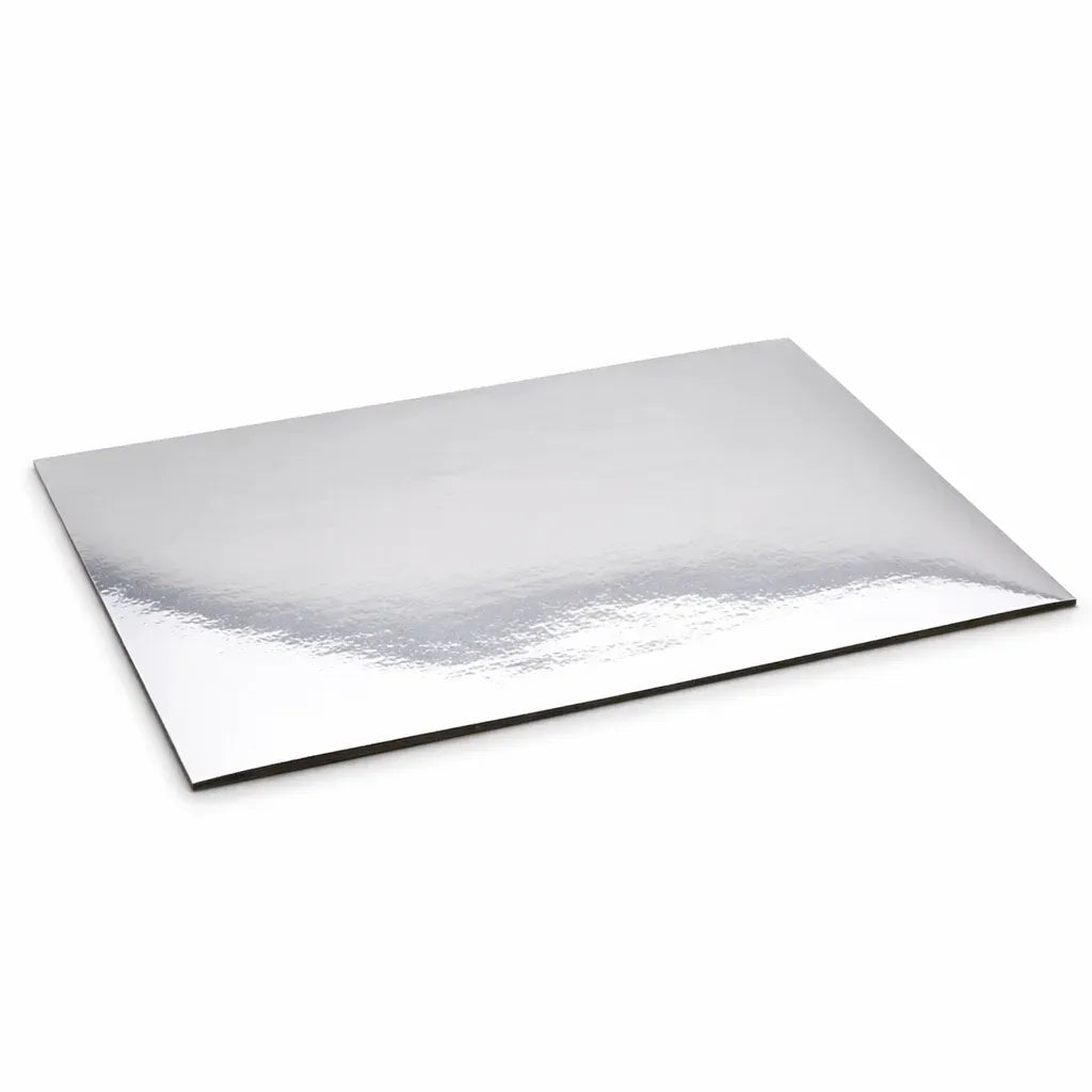 Glossy silver self-adhesive PET sheet, A4 size, waterproof label paper