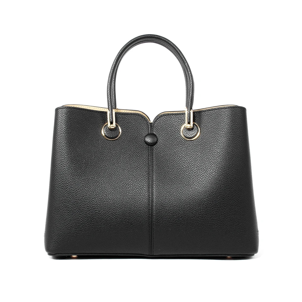 2025 Elegant Waterproof PU Leather Handbag for Women Large-capacity Luxurious Design Shoulder/Cross-body Bag Lightweight Durable