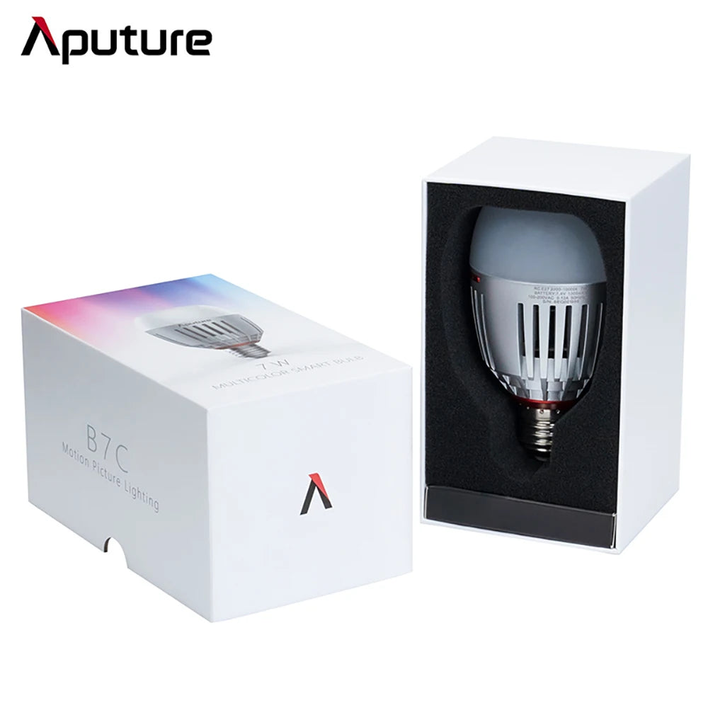 Aputure Accent B7C RGBWW Smart LED Bulb for Content Creation Tidesmit