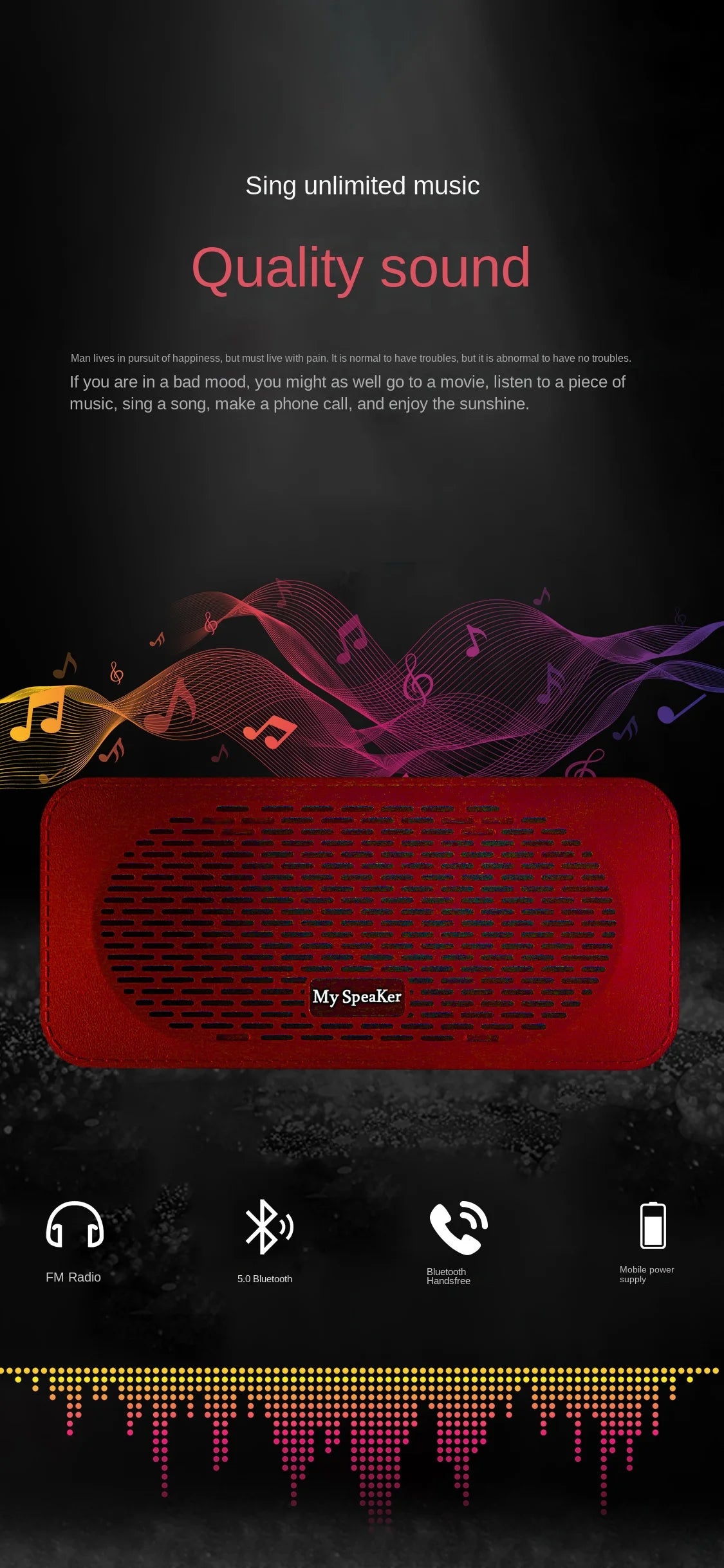 Power bank charger-2025 Creative Mobile Phone Holder with Power Bank and Speaker Tidesmit