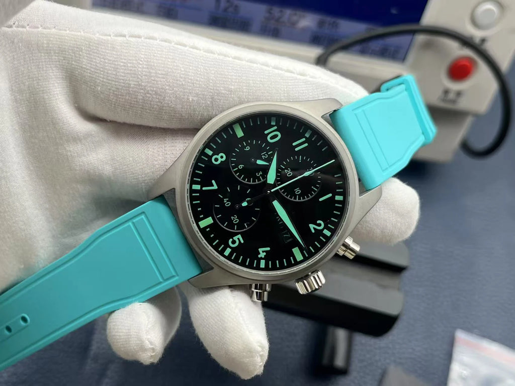 Top Luxury Luminous Mechanical Watch Sapphire Automatic Movement Multifunctional Wristwatch Suitable for Business Sports Watch