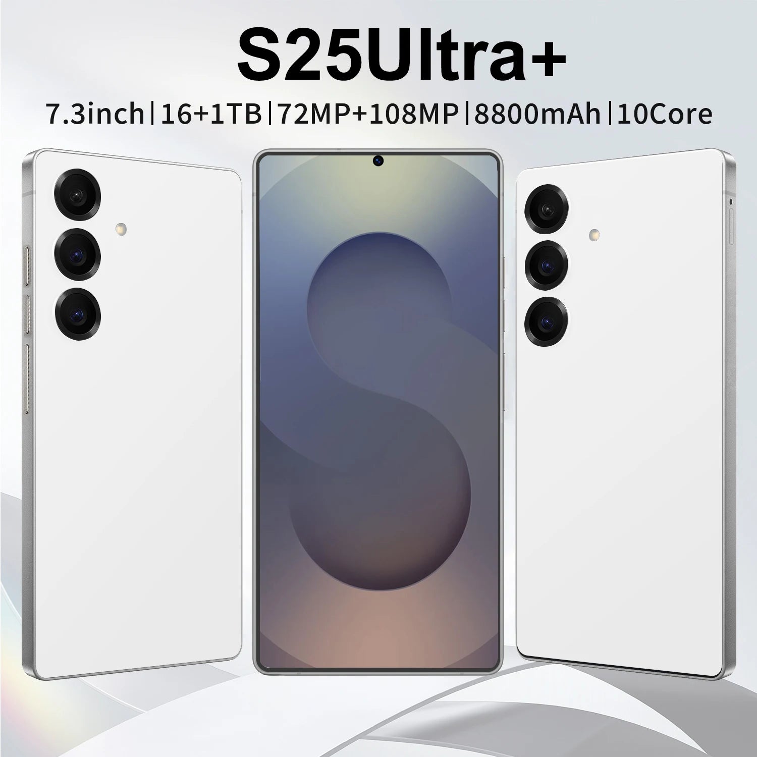 S25 Ultra 5G Smartphone 1TB 16GB RAM Unlocked - Gray Tidesmit