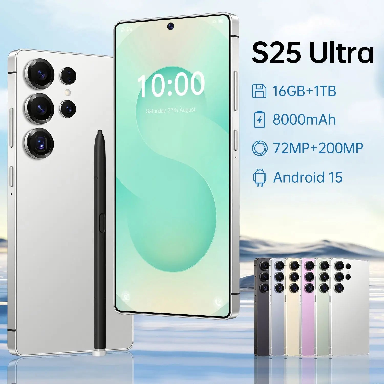 S25 Ultra 5G Smartphone 1TB 16GB RAM AMOLED Display | Tidesmit Tidesmit