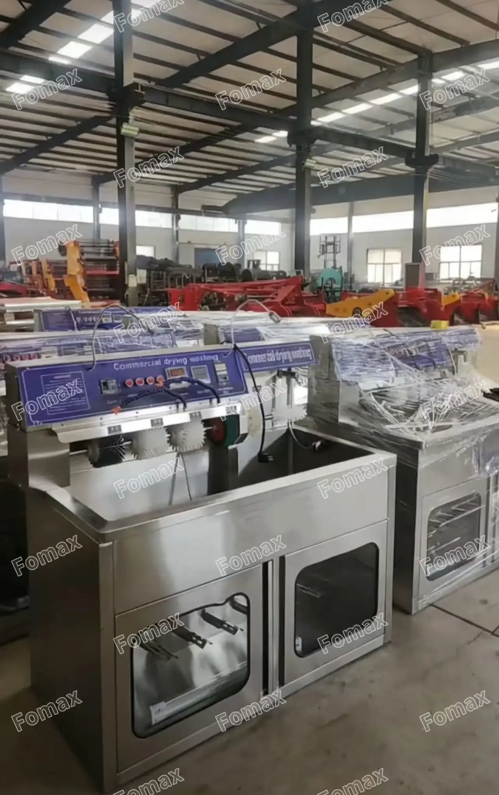 Commercial Shoe Washer Dryer with Stainless Steel Construction